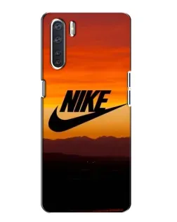 Чехол для OPPO A91 с картинкой «Nike — вечерний горизонт»