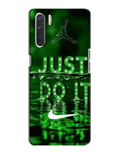 Чехол для OPPO A91 с картинкой «Зеленый неоновый Nike» Чехол для OPPO A91 с картинкой «Зеленый неоновый Nike»