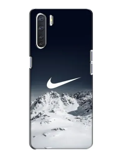 Чехол для OPPO A91 с картинкой «Nike — зимние горы» Чехол для OPPO A91 с картинкой «Nike — зимние горы»