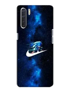 Чехол для OPPO A91 с картинкой «Звездный путь Nike»