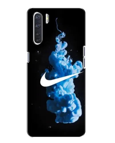 Чехол для OPPO A91 с картинкой «Nike и синий дым» Чехол для OPPO A91 с картинкой «Nike и синий дым»