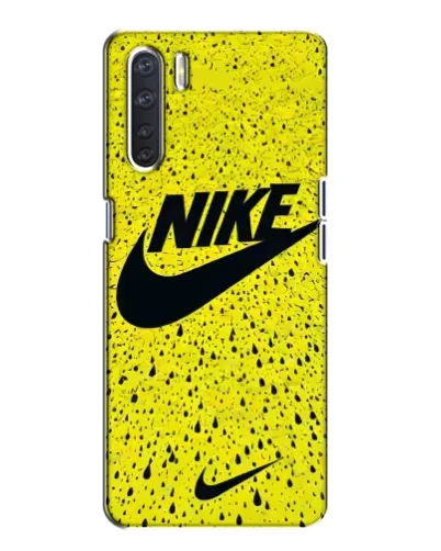Чехол для OPPO A91 с картинкой «Желтый текстурный Nike» Чехол для OPPO A91 с картинкой «Желтый текстурный Nike»
