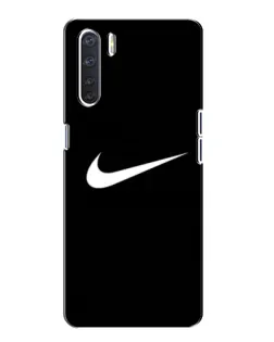 Чехол для OPPO A91 с картинкой «Минималистический Найк»