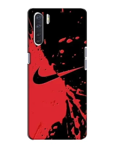 Чохол для OPPO A91 з картинкою «Червоні бризки Nike» Чохол для OPPO A91 з картинкою «Червоні бризки Nike»