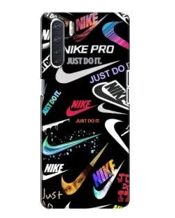 Чехол для OPPO A91 с картинкой «Nike — роскошь»