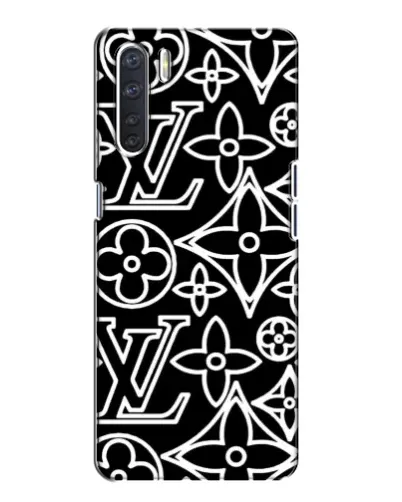 Чехол для OPPO A91 с картинкой «Черно-белый узор LV» Чехол для OPPO A91 с картинкой «Черно-белый узор LV»