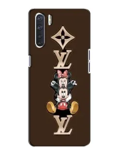 Чехол для OPPO A91 с картинкой «LV и Микки Маус»