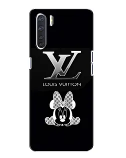 Чехол для OPPO A91 с картинкой «LV и Минни Маус»