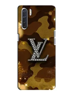 Чехол для OPPO A91 с картинкой «Камуфляжный Louis Vuitton»