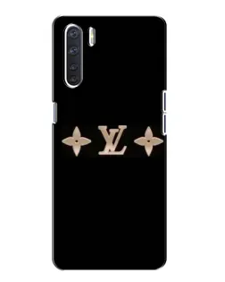 Чехол для OPPO A91 с картинкой «Louis Vuitton — минимализм»