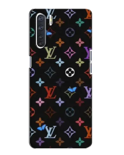 Чехол для OPPO A91 с картинкой «Цветная монограмма LV» Чехол для OPPO A91 с картинкой «Цветная монограмма LV»