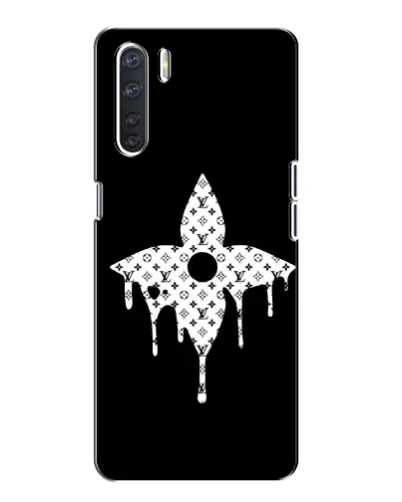 Чехол для OPPO A91 с картинкой «Цветочная монограмма» Чехол для OPPO A91 с картинкой «Цветочная монограмма»