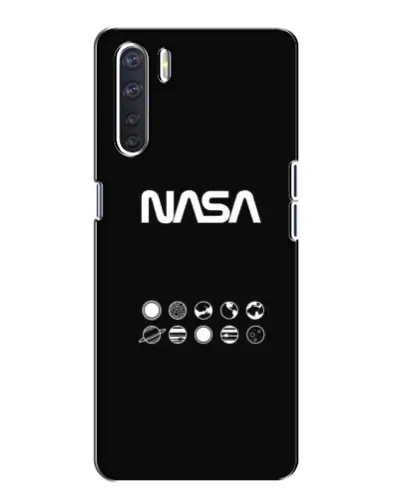 Чехол для OPPO A91 с картинкой «NASA — технический принт» Чехол для OPPO A91 с картинкой «NASA — технический принт»
