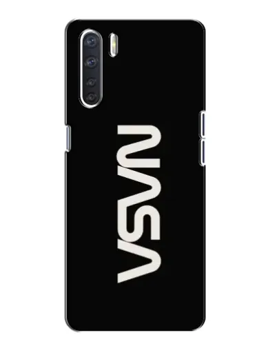 Чехол для OPPO A91 с картинкой «NASA — вертикальный логотип» Чехол для OPPO A91 с картинкой «NASA — вертикальный логотип»