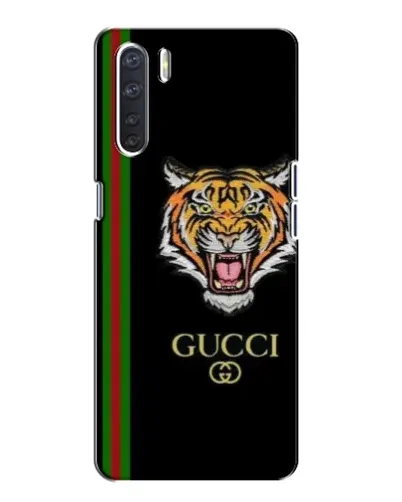 Чехол для OPPO A91 с картинкой «Тигр Gucci»