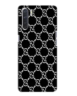 Чехол для OPPO A91 с картинкой «Gucci — сетчатый паттерн»