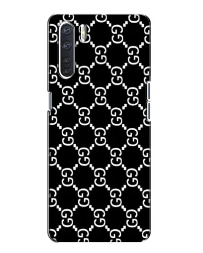 Чехол для OPPO A91 с картинкой «Gucci — сетчатый паттерн»