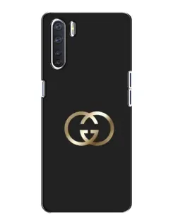 Чехол для OPPO A91 с картинкой «Минимализм Gucci»