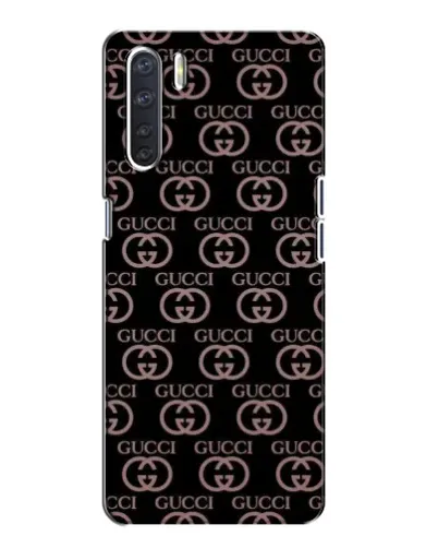 Чехол для OPPO A91 с картинкой «Классическая монограмма Gucci»