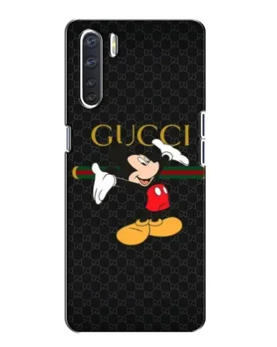 Чехол для OPPO A91 с картинкой «Микки Маус Gucci»