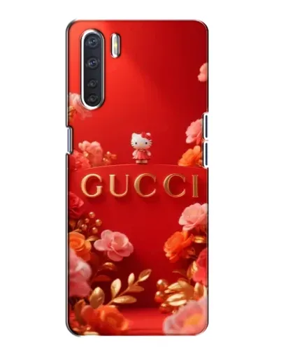 Чехол для OPPO A91 с картинкой «Gucci — золотой сад»