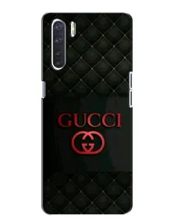 Чехол для OPPO A91 с картинкой «Gucci — стеганый черный»