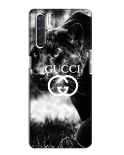 Чехол для OPPO A91 с картинкой «Gucci — дикая природа»