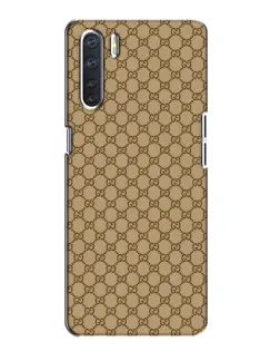 Чехол для OPPO A91 с картинкой «Gucci — классический беж»