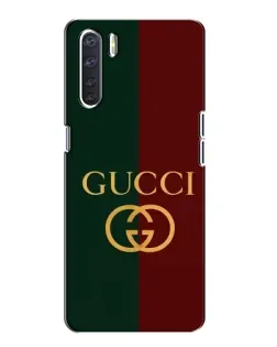 Чехол для OPPO A91 с картинкой «Gucci — темно-зеленый градиент»