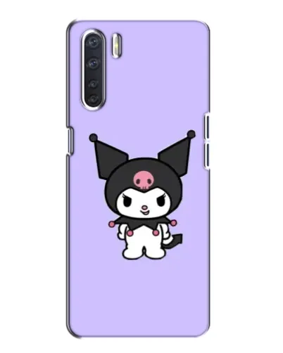 Чехол для OPPO A91 с картинкой «Kuromi — нежный фиолетовый»