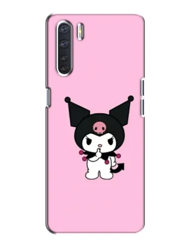Чехол для OPPO A91 с картинкой «Kuromi — розовая нежность»