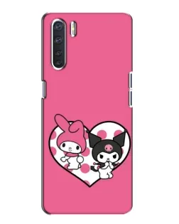 Чехол для OPPO A91 с картинкой «Kuromi и My Melody» Чехол для OPPO A91 с картинкой «Kuromi и My Melody»