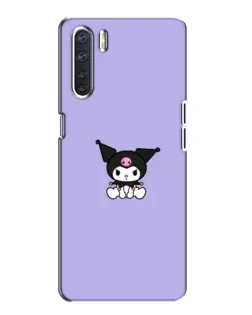 Чехол для OPPO A91 с картинкой «Kuromi — фиолетовый минимализм» Чехол для OPPO A91 с картинкой «Kuromi — фиолетовый минимализм»