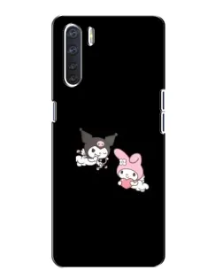Чехол для OPPO A91 с картинкой «My Melody и Kuromi» Чехол для OPPO A91 с картинкой «My Melody и Kuromi»