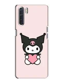 Чехол для OPPO A91 с картинкой «Kuromi и сердце» Чехол для OPPO A91 с картинкой «Kuromi и сердце»