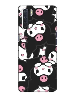 Чехол для OPPO A91 с картинкой «Паттерн голов Куроми» Чехол для OPPO A91 с картинкой «Паттерн голов Куроми»