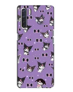 Чехол для OPPO A91 с картинкой «Kuromi — паттерн» Чехол для OPPO A91 с картинкой «Kuromi — паттерн»