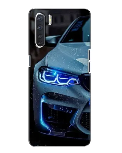 Чохол для OPPO A91 з картинкою «Погляд BMW з синіми фарами» Чохол для OPPO A91 з картинкою «Погляд BMW з синіми фарами»