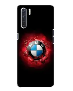 Чохол для OPPO A91 з картинкою «Логотип BMW — спалах»