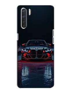 Чохол для OPPO A91 з картинкою «BMW на мокрій дорозі»