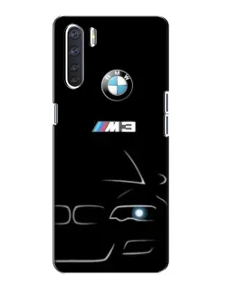 Чохол для OPPO A91 з картинкою «Мінімалістичний принт BMW M3»