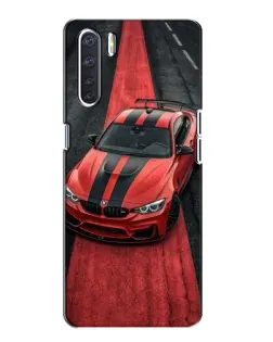 Чохол для OPPO A91 з картинкою «BMW на червоній доріжці»