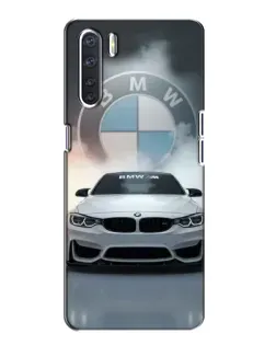 Чехол для OPPO A91 с картинкой «BMW в белом дыму» Чехол для OPPO A91 с картинкой «BMW в белом дыму»