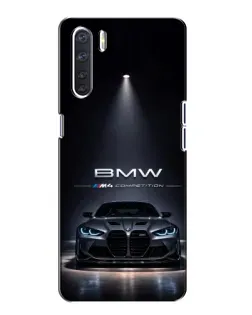 Чехол для OPPO A91 с картинкой «BMW сквозь ночной город» Чехол для OPPO A91 с картинкой «BMW сквозь ночной город»