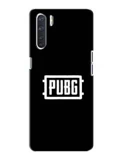 Чохол для OPPO A91 з картинкою «Лого BMW — металевий блиск»