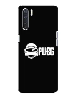 Чохол для OPPO A91 з картинкою «PUBG — класичний лого»