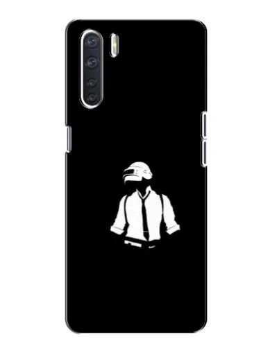 Чохол для OPPO A91 з картинкою «PUBG — білий шолом» Чохол для OPPO A91 з картинкою «PUBG — білий шолом»