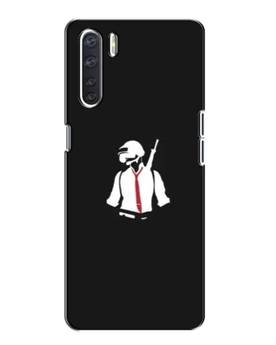 Чохол для OPPO A91 з картинкою «PUBG — силует воїна» Чохол для OPPO A91 з картинкою «PUBG — силует воїна»