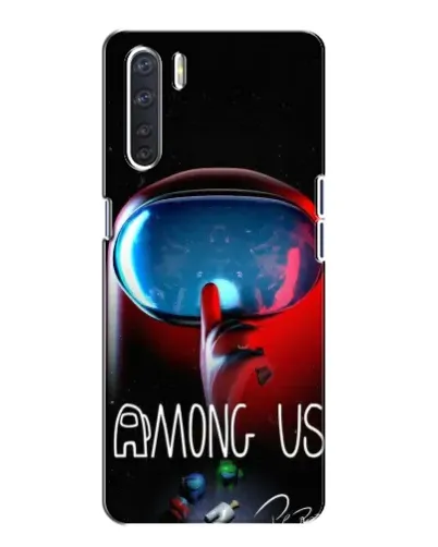 Чохол для OPPO A91 з картинкою «Червоний імпостер — макро» Чохол для OPPO A91 з картинкою «Червоний імпостер — макро»