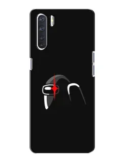 Чохол для OPPO A91 з картинкою «Among Us шолом»